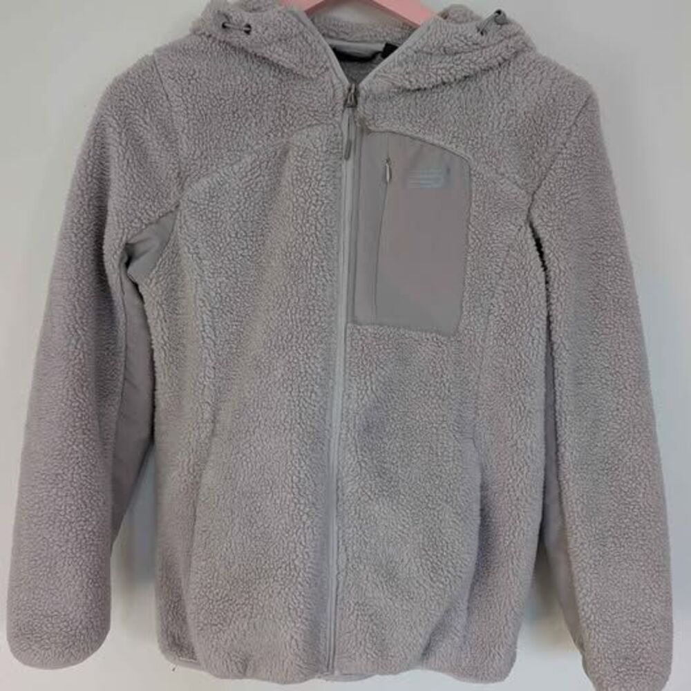 New Balance fleece hooded full zip jacket women's size small